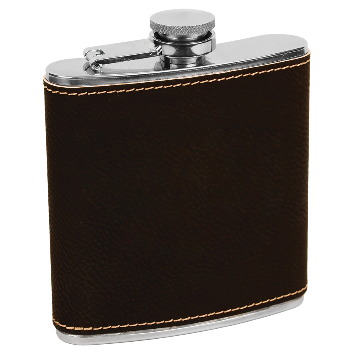 6 Oz Flask - Laser Engraved Drinkware