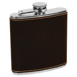 6 Oz Flask - Laser Engraved Drinkware
