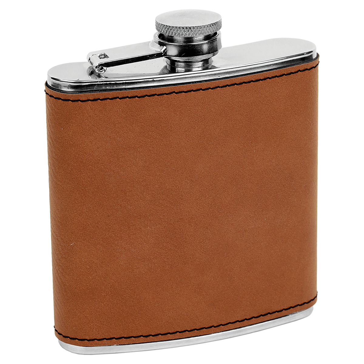 6 Oz Flask - Laser Engraved Drinkware