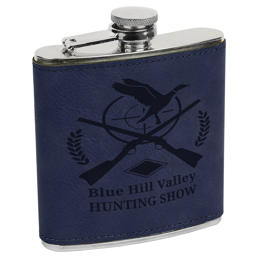 6 Oz Flask - Laser Engraved Drinkware