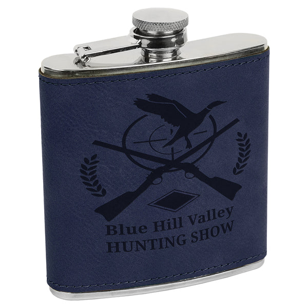 6 Oz Flask - Laser Engraved Drinkware