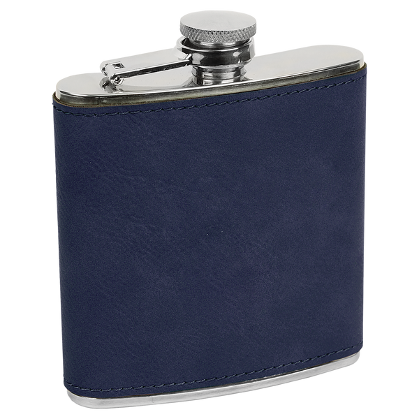 6 Oz Flask - Laser Engraved Drinkware
