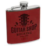 6 Oz Flask - Laser Engraved Drinkware