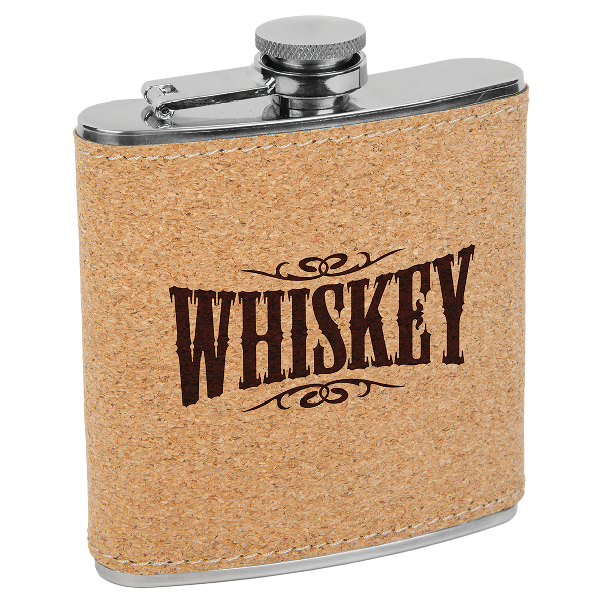 6 Oz Flask - Laser Engraved Drinkware