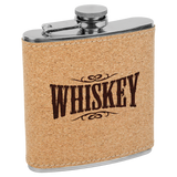 6 Oz Flask - Laser Engraved Drinkware