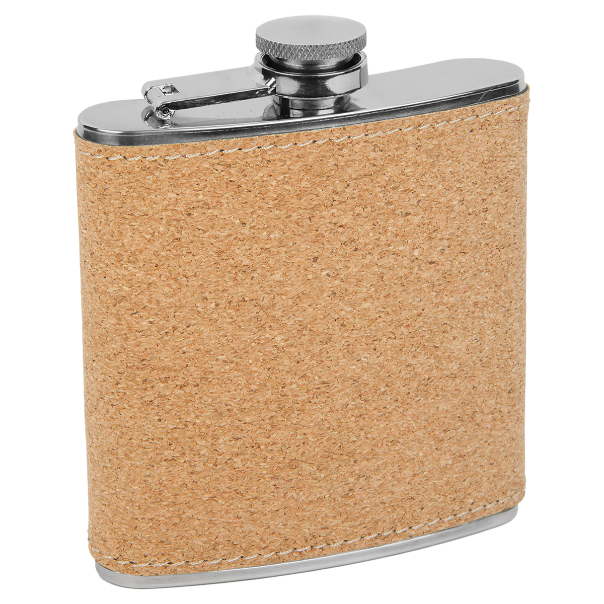 6 Oz Flask - Laser Engraved Drinkware