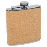 6 Oz Flask - Laser Engraved Drinkware