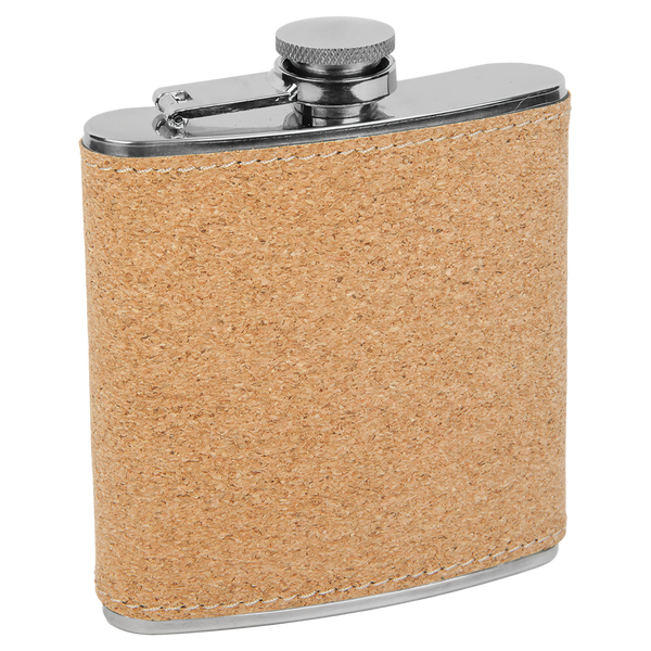 6 Oz Flask - Laser Engraved Drinkware
