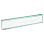 Jade 10" Glass Desk Wedge - Laser Engraved Drinkware