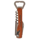 Wooden Bottle Opener & Wine Corkscrew - Laser Engraved Drinkware