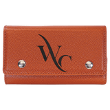 Basketball with Black Engraving Card & Dice Set - Laser Engraved Leatherette