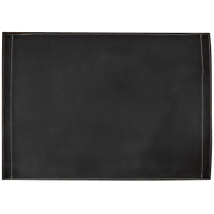 Black with Gold Engraving Insert for Serving Tray - Laser Engraved Leatherette