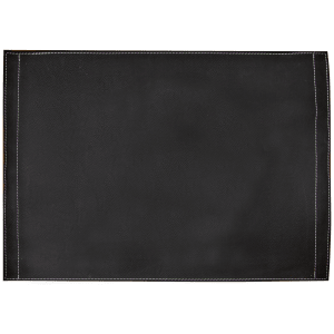 Black with Silver Engraving Insert for Serving Tray - Laser Engraved Leatherette