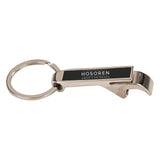 Black Laserable Bottle Opener Keychain - Laser Engraved Drinkware