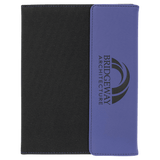 Purple with Black Engraving Canvas Portfolio - Laser Engraved Leatherette