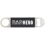 Black with White Engraving Bottle Opener with Silicone Grip - Laser Engraved Drinkware