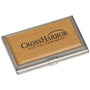 Metal/Wood Business Card Holder - Laser Engraved Gift
