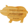 Pig Shaped Cutting Board - Laser Engraved Kitchen