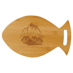 Fish Shaped Cutting Board - Laser Engraved Kitchen