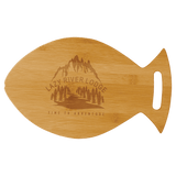Fish Shaped Cutting Board - Laser Engraved Kitchen