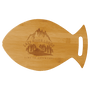 Fish Shaped Cutting Board - Laser Engraved Kitchen