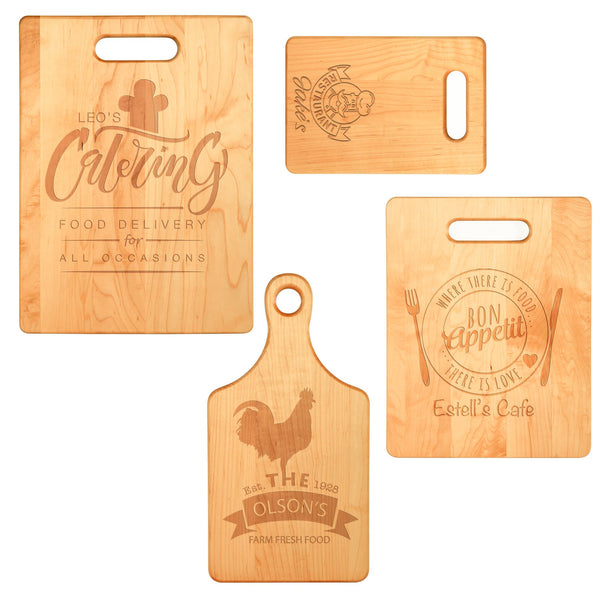 Maple Cutting Board - Laser Engraved Kitchen