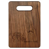 Walnut Cutting Board - Laser Engraved Kitchen
