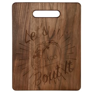 Walnut Cutting Board - Laser Engraved Kitchen
