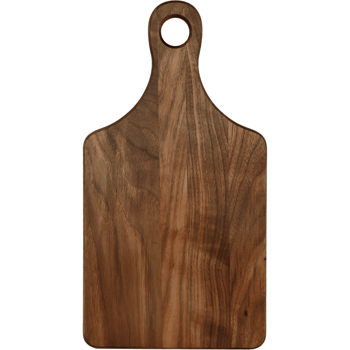 Walnut Paddle Shape Cutting Board - Laser Engraved Kitchen
