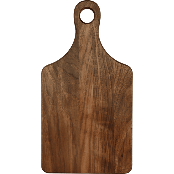 Walnut Paddle Shape Cutting Board - Laser Engraved Kitchen