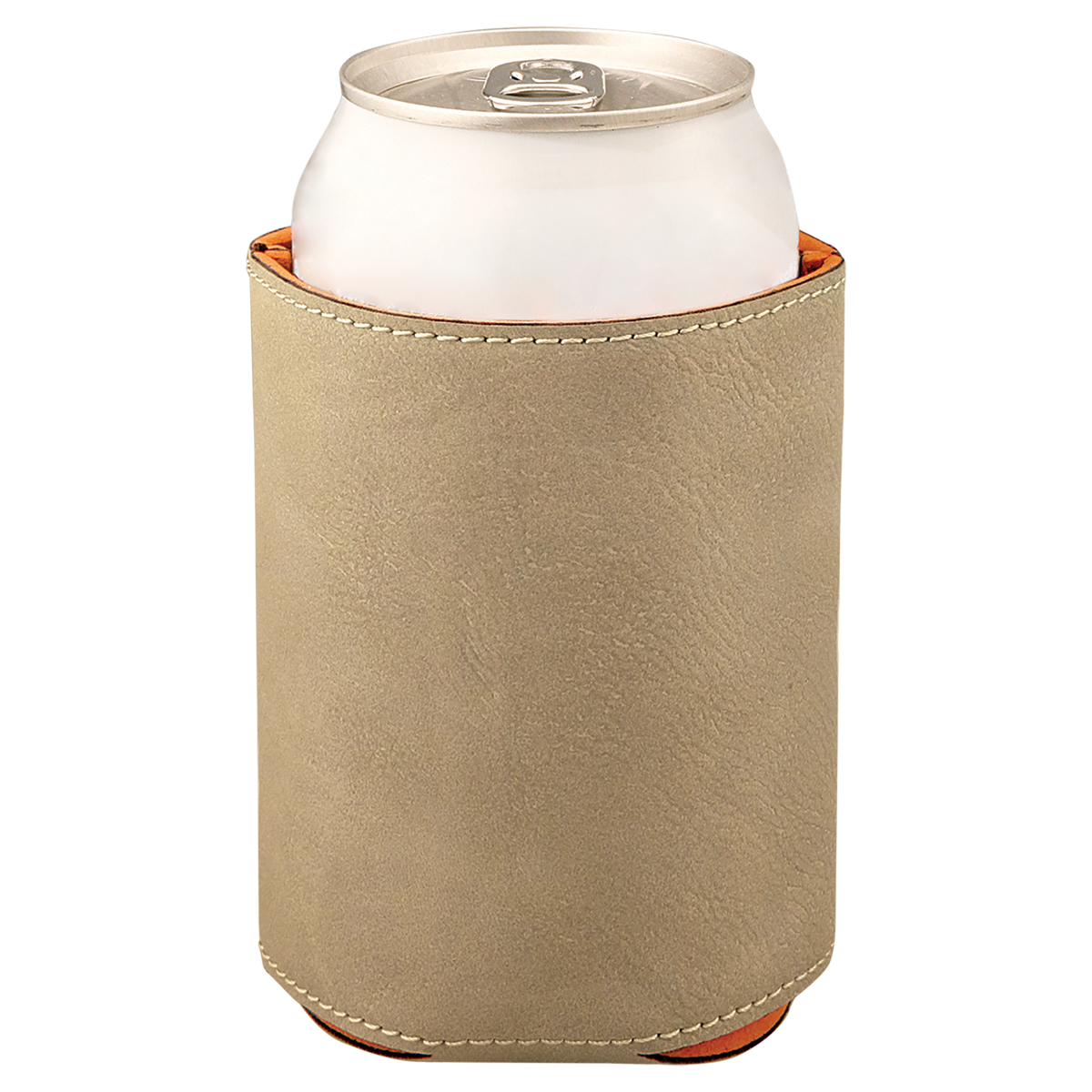 Light Brown with Black Engraving Beverage Holder - Laser Engraved Corporate Gift