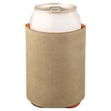 Light Brown with Black Engraving Beverage Holder - Laser Engraved Corporate Gift