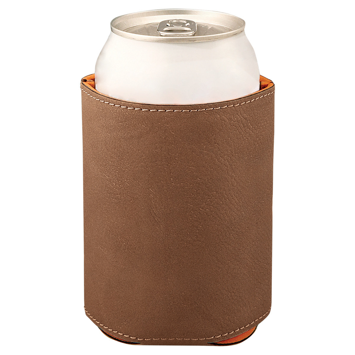 Dark Brown with Black Engraving Beverage Holder - Laser Engraved Corporate Gift