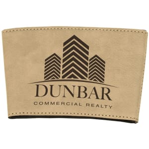 Light Brown Mug Sleeve - Laser Engraved Drinkware