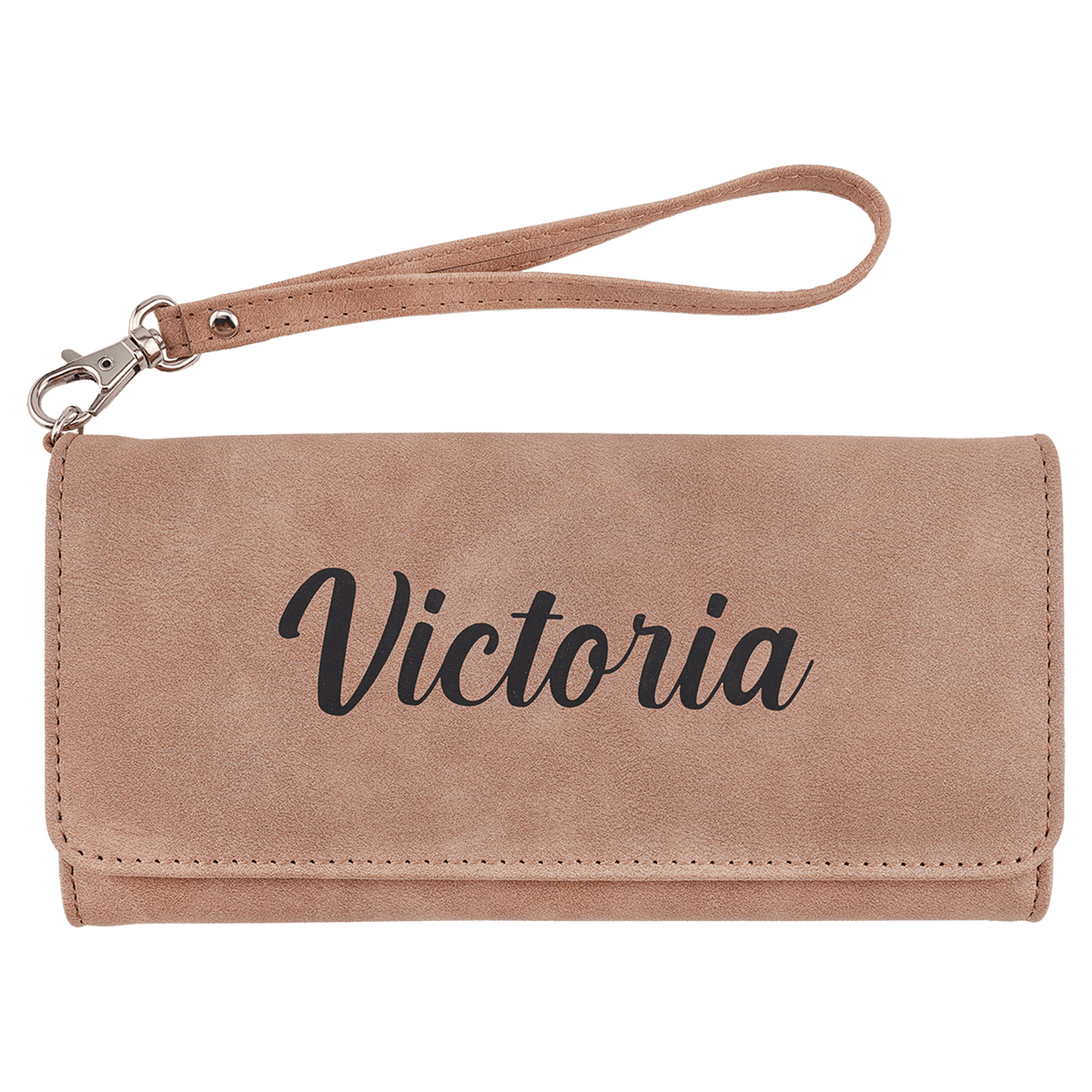 A Blush Wallet Strap - Laserable Leatherette Creekside Collection 7 1/2" x 4"