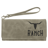 A Light Green Wallet Strap - Laserable Leatherette Creekside Collection 7 1/2