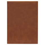 Rawhide with Black Engraving Journal with Lined Notepad - Laser Engraved Leatherette