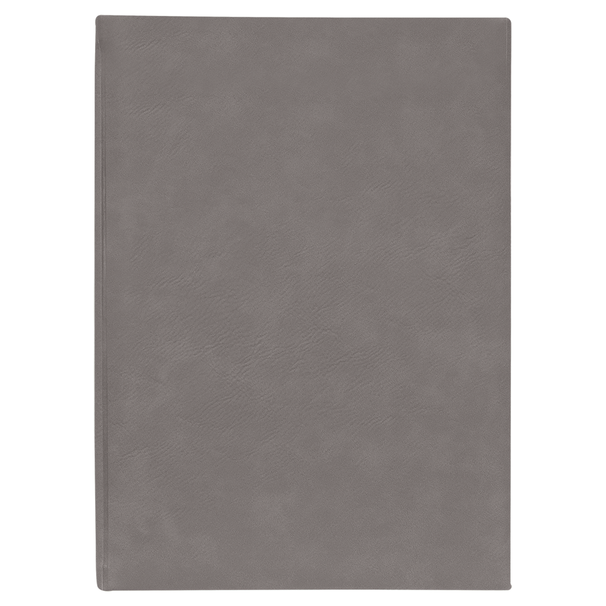 Gray with Black Engraving Journal with Lined Notepad - Laser Engraved Leatherette