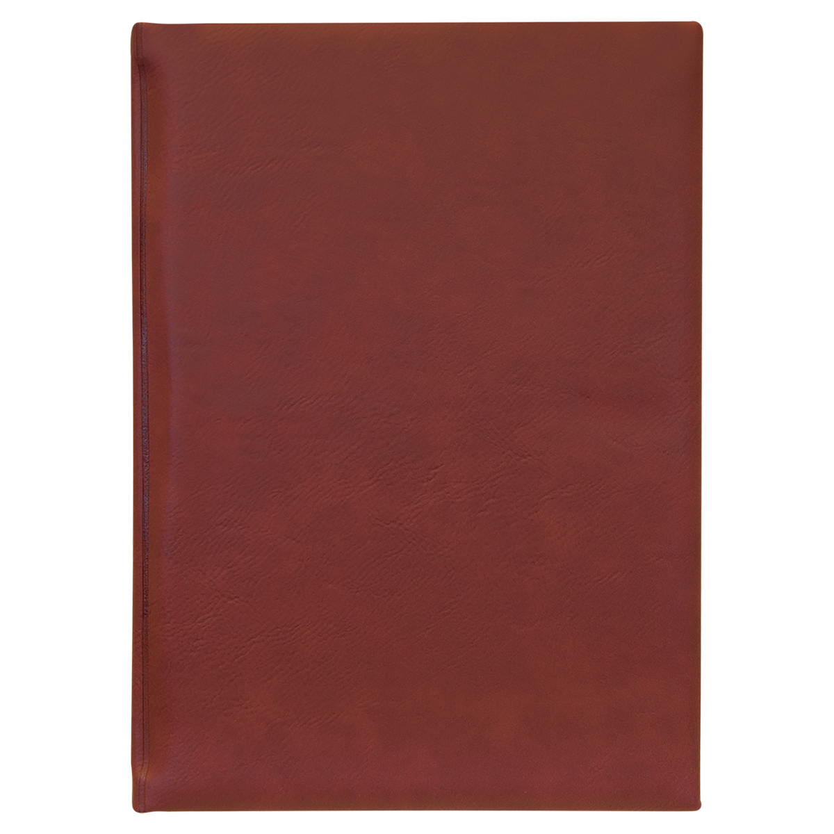 Rose with Black Engraving Journal with Lined Notepad - Laser Engraved Leatherette