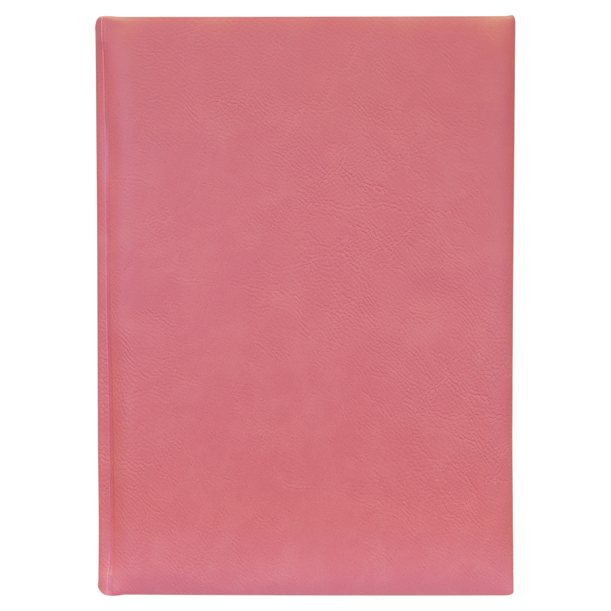 Pink with Black Engraving Journal with Lined Notepad - Laser Engraved Leatherette