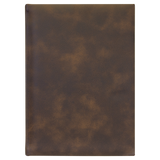 Rustic with Gold Engraving Journal with Lined Notepad - Laser Engraved Leatherette
