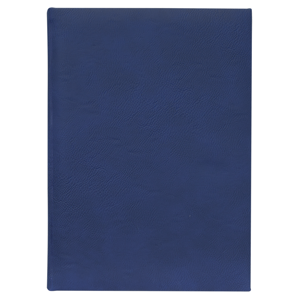 Blue with Silver Engraving Journal with Lined Notepad - Laser Engraved Leatherette