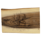 Black Walnut Bar Cutting Board - Laser Engraved Kitchen