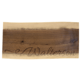 Walnut Cutting and Charcuterie Board - Laser Engraved Kitchen