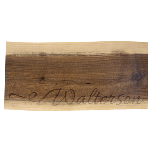 Walnut Cutting and Charcuterie Board - Laser Engraved Kitchen