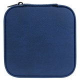 Leatherette Travel Jewelry Box - Compact with Black Lining - Laser Engraved Leatherette