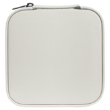 Leatherette Travel Jewelry Box - Compact with Black Lining - Laser Engraved Leatherette