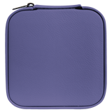 Leatherette Travel Jewelry Box - Compact with Black Lining - Laser Engraved Leatherette