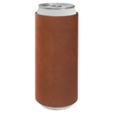 Rawhide with Black Engraving Slim Beverage Holder - Laser Engraved Drinkware