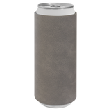 Gray with Black Engraving Slim Beverage Holder - Laser Engraved Drinkware